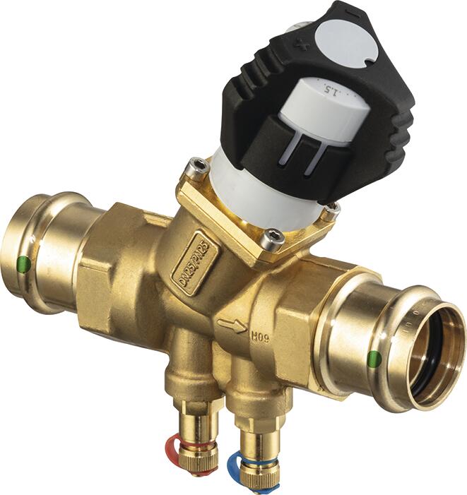 Viega 87315 ProPress Dynamic Balancing Valve, 1", Press x Press