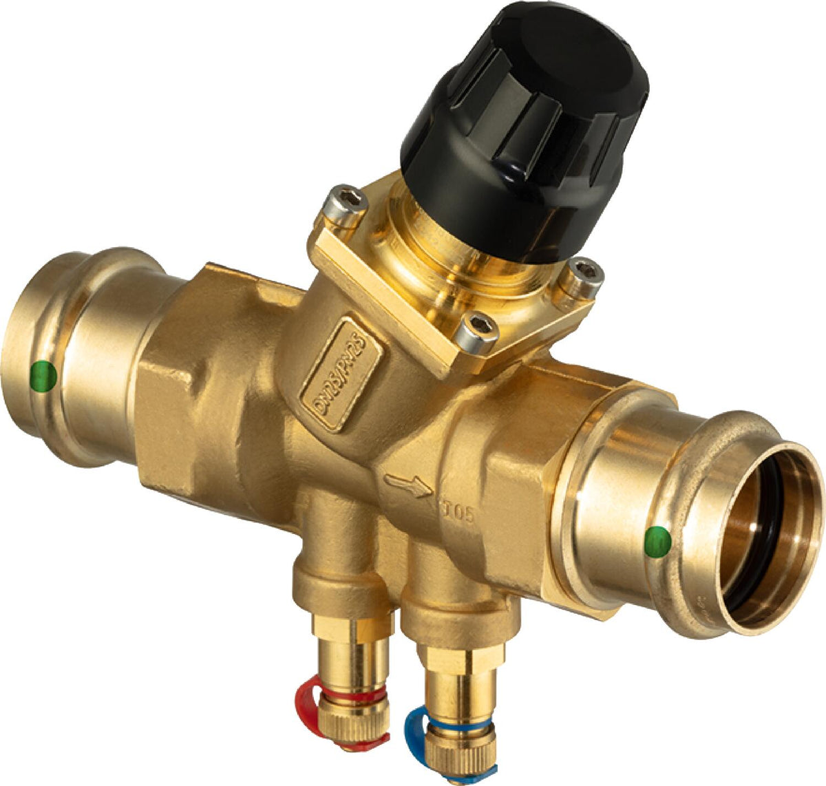 Viega 89925 ProPress Balancing Valve Pressure Independent, 1/2", Press x Press