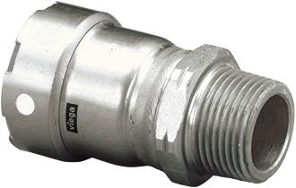 Viega MegaPress 316 FKM Adapter, 3/4" x 1/2" MNPT (Pack of 10)