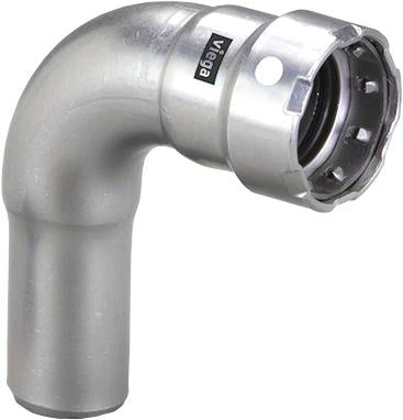 Viega MegaPress 316 FKM 90° Street Elbow, 1-1/4" x 1-1/4" FTG