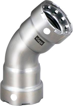 Viega MegaPress 316 FKM 45° Elbow, 3/4" (Pack of 10)