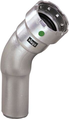 Viega MegaPress 316 45° Street Elbow, 1-1/4" x 1-1/4" FTG