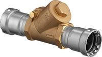 Viega 87205 MegaPress FKM Swing Check Valve, 3/4", Press x Press