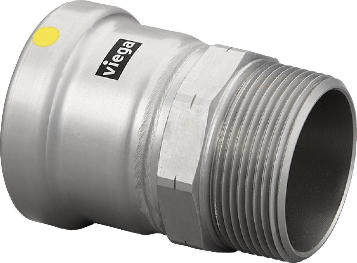 Viega MegaPressG Adapter, 2-1/2" x 2-1/2" MNPT