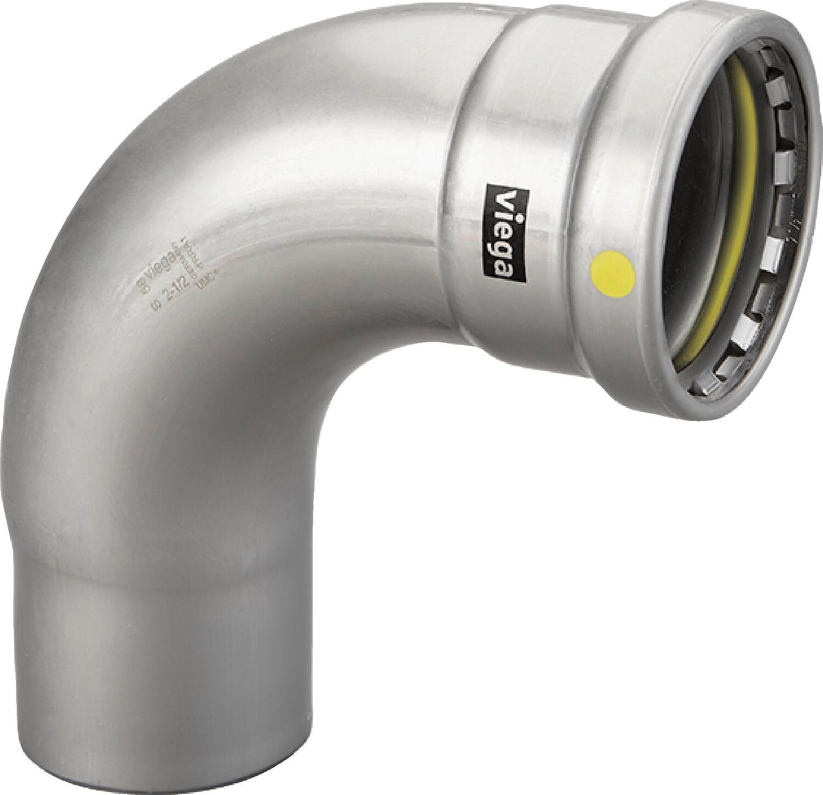 Viega MegaPressG 90° Street Elbow, 2-1/2" x 2-1/2" FTG