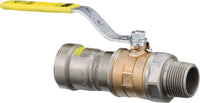 Viega 30660 MegaPressG Ball Valve, 1/2", Press x MNPT