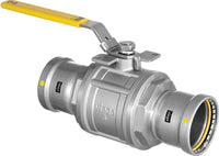 Viega 86840 MegaPressG Ball Valve, 2-1/2", Press x Press