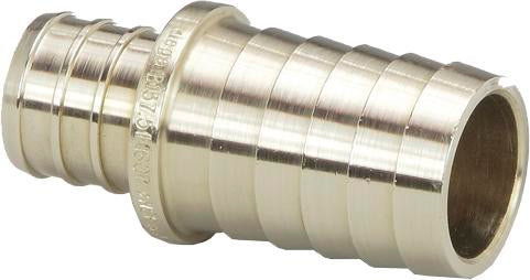 Viega 46156 1" PEX Crimp x 1" PE Lead-Free PureFlow Crimp Adapter, Brass (Pack of 10)