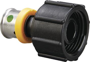 Viega 50262 1/2" PEX Press x 1/2" Port PureFlow Press Sweep Port Adapter, Polymer (Pack of 6)