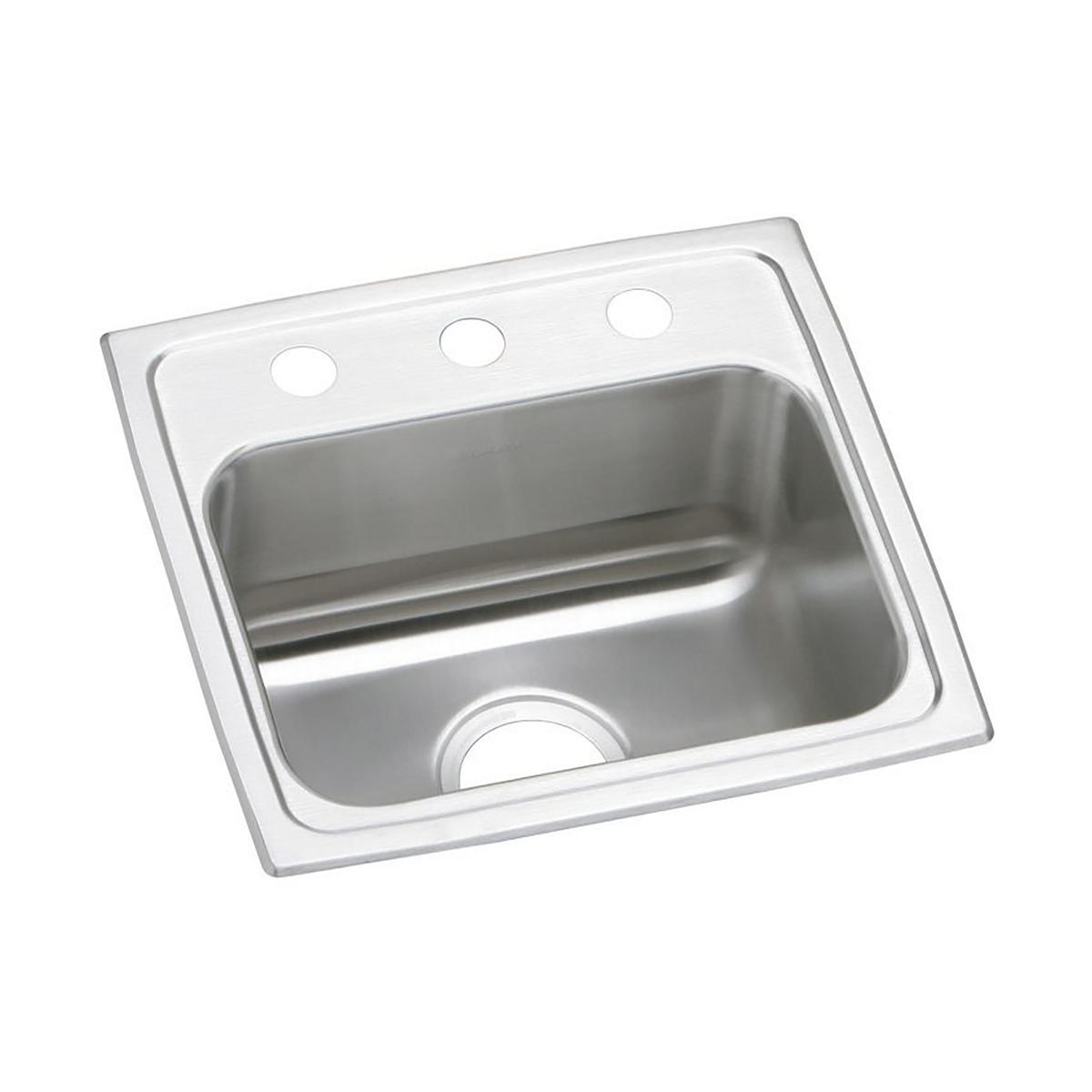 Elkay Celebrity Stainless Steel 17" x 16" x 7-1/8", Single Bowl Drop-in Sink PSR17161