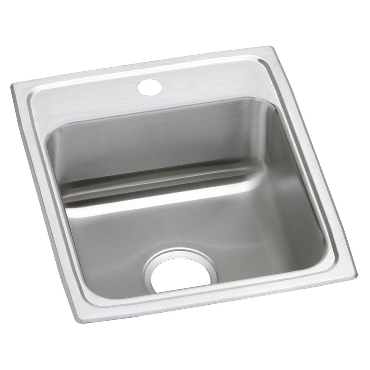 Elkay Celebrity Stainless Steel 17" x 20" x 7-1/8", 1-Hole Single Bowl Drop-in Sink PSR17201