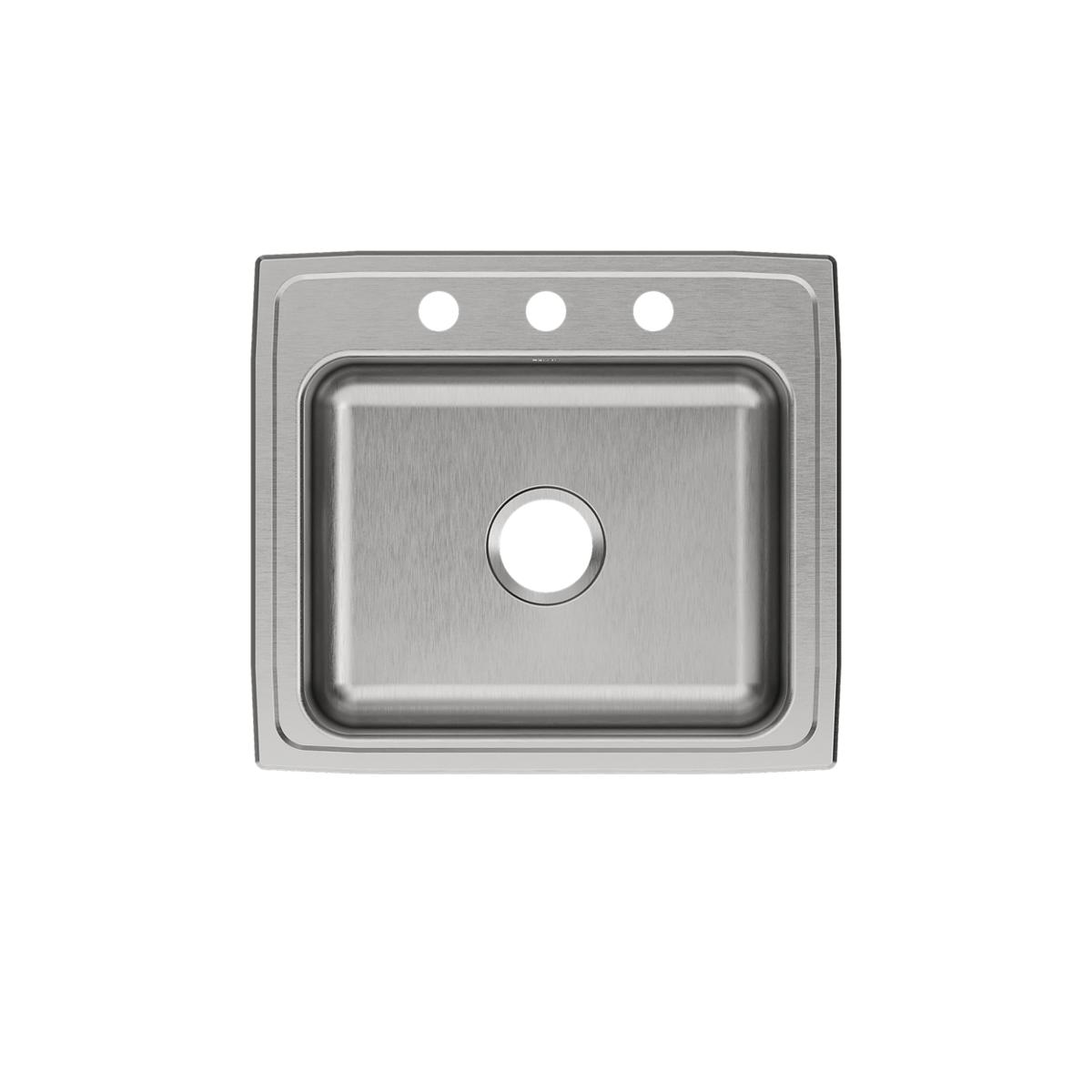 Elkay Celebrity Stainless Steel 22" x 19-1/2" x 7-1/8", Single Bowl Drop-in Sink PSR22193