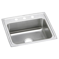 Elkay Celebrity Stainless Steel 25" x 22" x 7-1/2", 3-Hole Single Bowl Drop-in Sink PSR25223