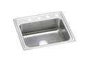 Elkay 20 Gauge Stainless Steel 25" x 22" x 7.5" Single Bowl Drop-in Kitchen Sink PSR2522X