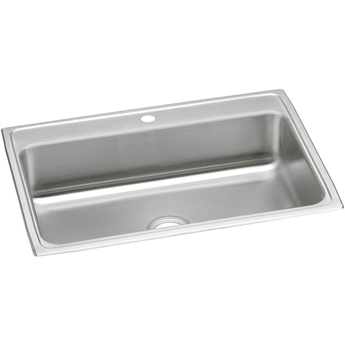 Elkay Celebrity Stainless Steel 31" x 22" x 7-1/8", 1-Hole Single Bowl Drop-in Sink PSR31221