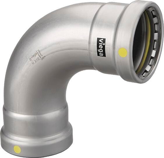 Viega MegaPressG 90° Elbow, 3"