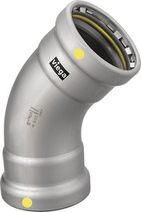 Viega MegaPressG 45° Elbow, 4"