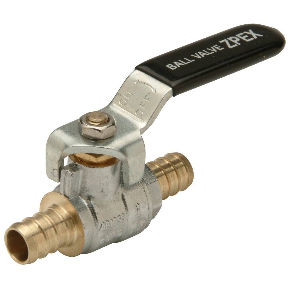 Zurn QQBV33GX 1/2" Ball Valve, Brass, Barb