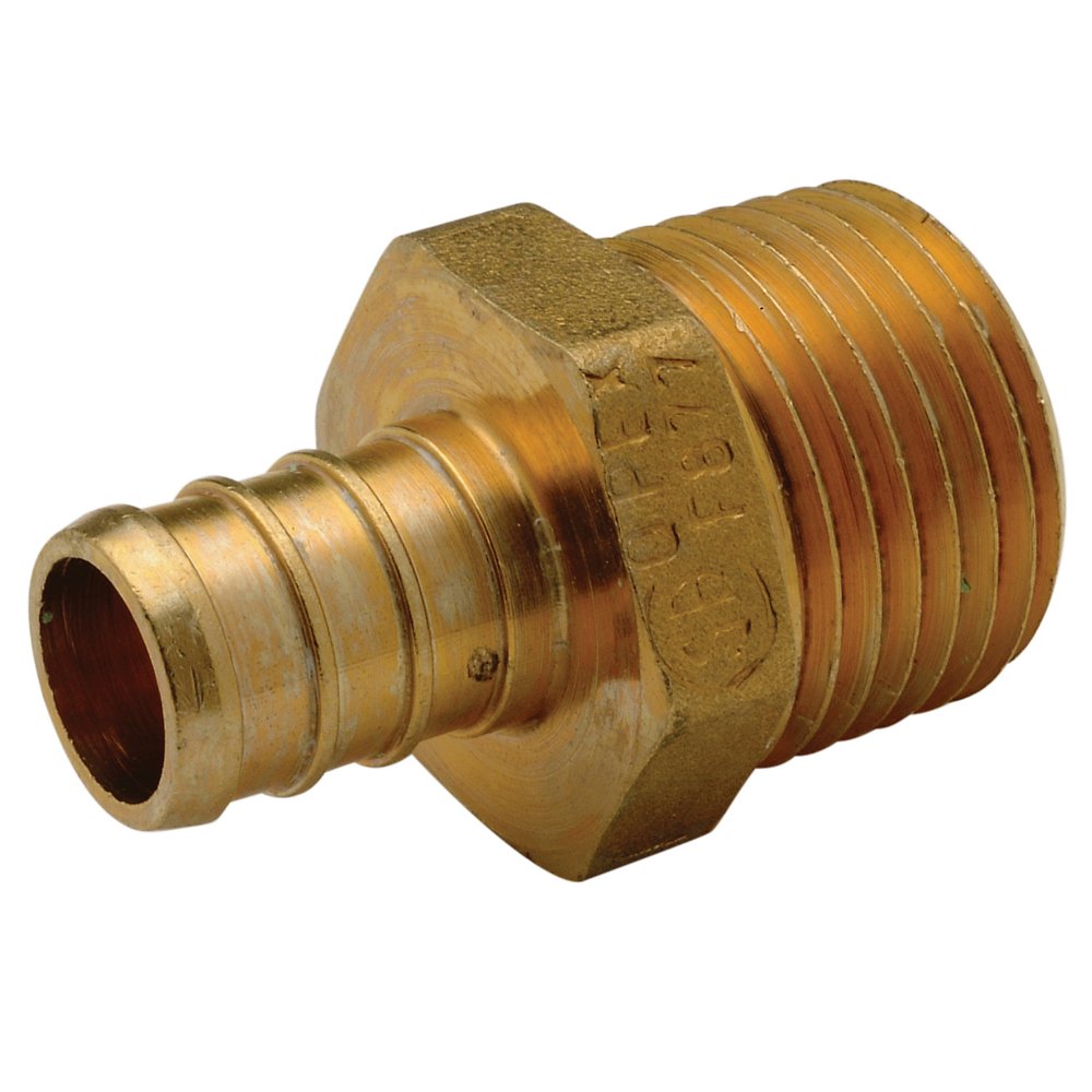 Zurn QQMC34GX 1/2" Adapter, Brass, Barb