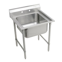 Elkay Rigidbilt Stainless Steel 27" x 29-3/4" x 12-3/4", Floor Mount, Single Compartment Scullery Sink RNSF81182