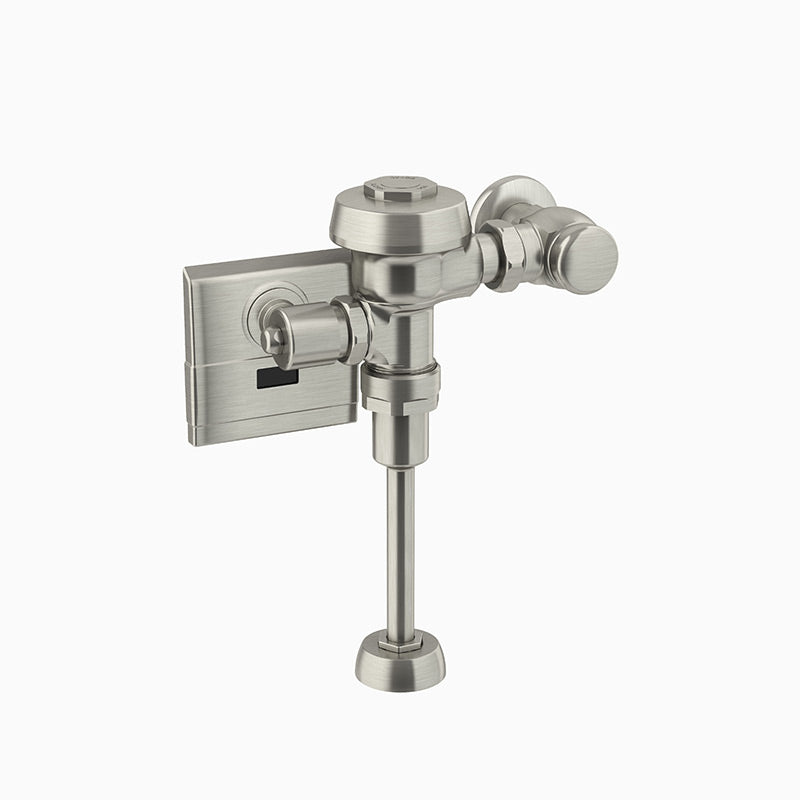 Sloan Royal 186 ESS Exposed Hardwired Sensor Urinal Flushometer (0.125 GPF), Less Override, Brushed Nickel