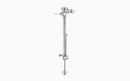 Sloan Royal BPW 1000-1.6 Exposed Manual Flushometer, 1.6 gpf, Top Spud, Polished Chrome, with 36" Vacuum Breaker