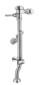 Sloan BPW 1150-1.6 Exposed Manual Flushometer, 1.6 gpf, Top Spud, Polished Chrome, Trap Primer Outlet