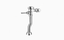 Sloan Royal 111-1.28 Exposed Manual Flushometer, 1.28 gpf, Top Spud, Polished Chrome, 2" Offset, with