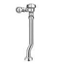 Sloan Royal 117-6.5 Exposed Manual Flushometer, 6.5 gpf, Top Spud, Polished Chrome, Front of Valve Handle, 1" Offset, Inlet Left of Valve, Option C