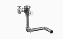 Sloan Royal 144-3.5 Concealed Manual Flushometer, 3.5 gpf, Rear Spud, Unfinished (Rough Brass), 10-3/4" LDIM, Metal Index Handle