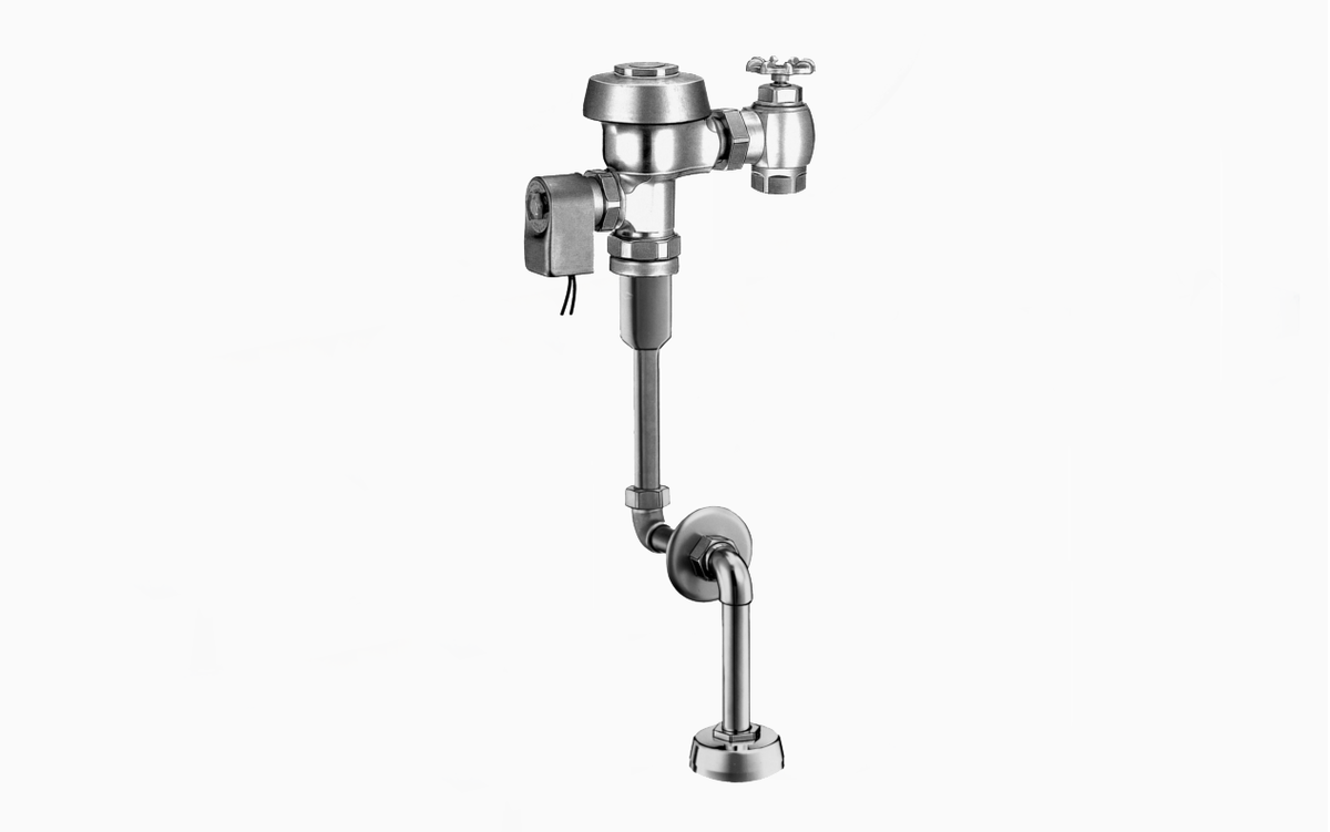 Sloan Royal 197 ES-1.5 Concealed Solenoid Flushometer, 1.5 gpf, Top Spud