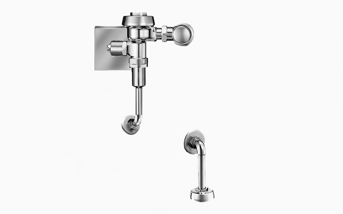 Sloan Royal 831-1.5 Exposed Solenoid Flushometer, 1.5 gpf, Top Spud, Polished Chrome, 24V