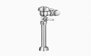 Sloan Royal 111-1.6 Exposed Manual Flushometer, 1.6 gpf, Top Spud, Polished Chrome, Front of Valve Handle