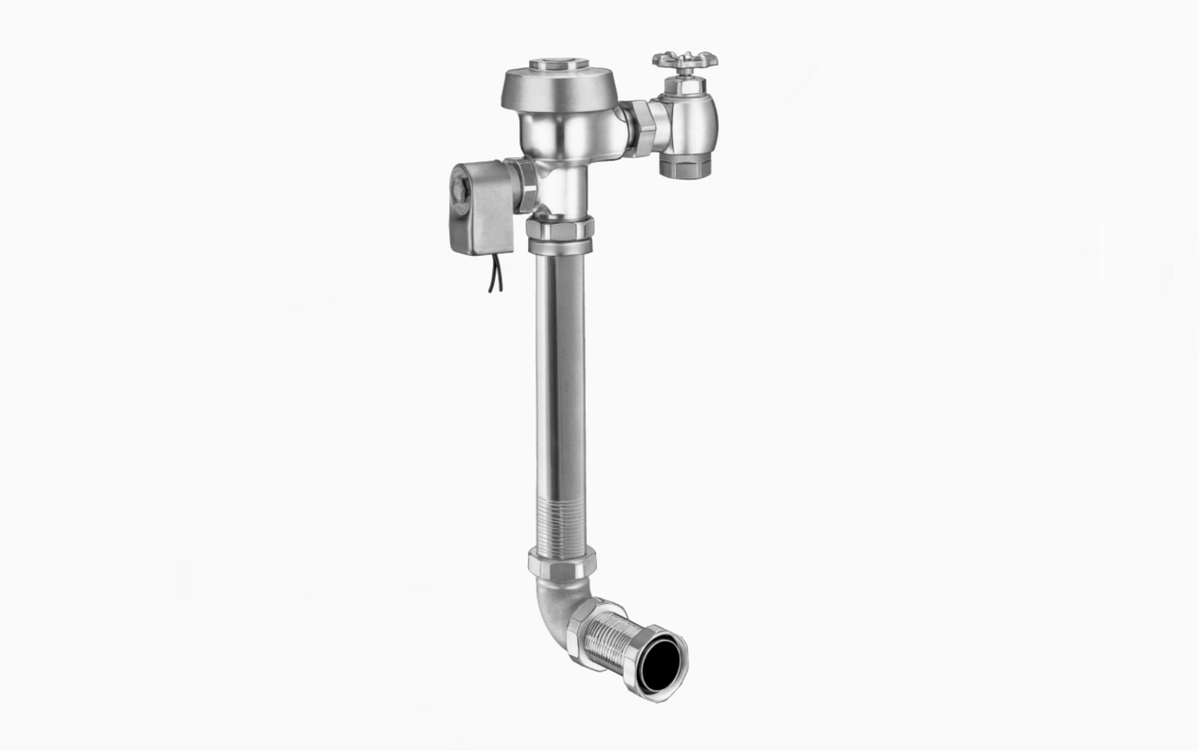 Sloan Royal 190 ES-0.125 Concealed Solenoid Flushometer, 0.125 gpf, Rear Spud