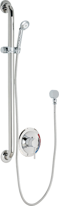 Chicago Faucets SH-PB1-00-024 1/2" Grab Bar, NPT