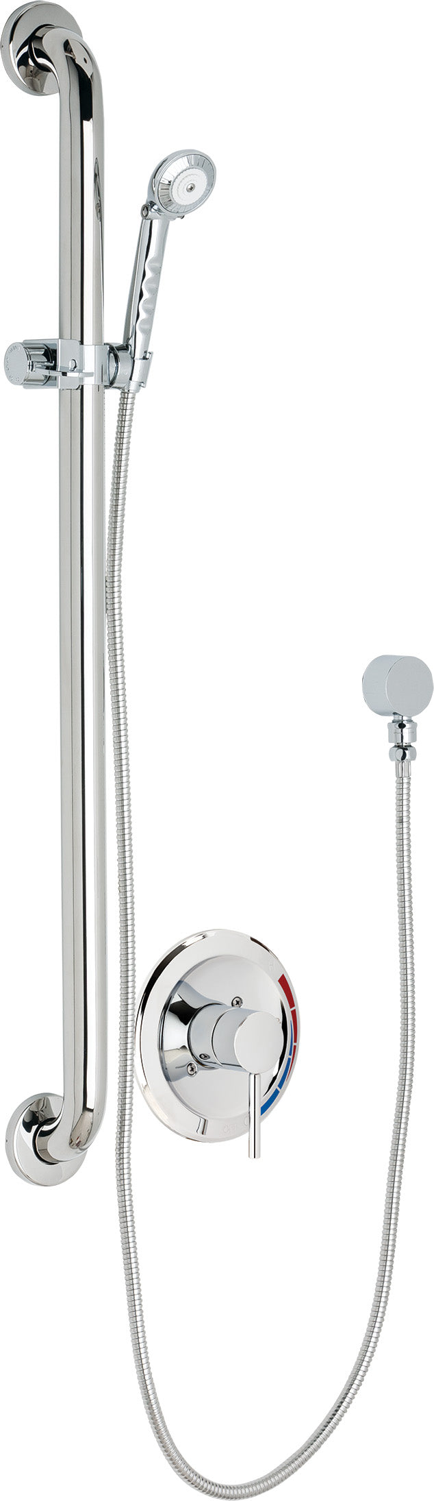 Chicago Faucets SH-PB1-00-024 1/2" Grab Bar, NPT