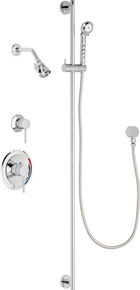 Chicago Faucets SH-PB1-17-032 1/2" Pressure balancing shower system with hand spray and 48" slide bar