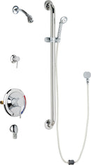 Chicago Faucets SH-PB5-33-054 1/2" Grab Bar, NPT