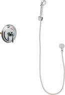 Chicago Faucets SH-TP1-00-020 1/2" Thermostatic/pressure balancing shower fitting with hand spray and wall hook