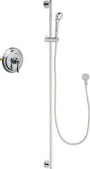 Chicago Faucets SH-TP1-00-022 1/2" Thermostatic/pressure balancing shower fitting with hand spray and 48" slide bar