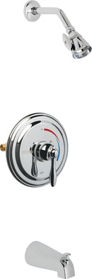 Chicago Faucets SH-TP1-06-100 1/2" Thermostatic/pressure balancing tub and shower fitting, NPT