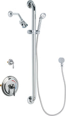 Chicago Faucets SH-TP1-46-014 1/2" Thermostatic/pressure balancing shower fitting with hand spray