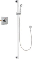 Chicago Faucets SH-TP2-00-022 1/2" Thermostatic/pressure balancing shower fitting with hand spray and 48" slide bar