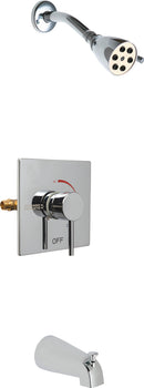 Chicago Faucets SH-TP2-01-100 1/2" Thermostatic/pressure balancing tub and shower fitting, NPT