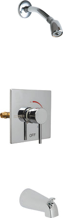 Chicago Faucets SH-TP2-02-100 1/2" Thermostatic/pressure balancing tub and shower fitting, NPT