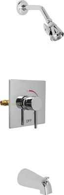 Chicago Faucets SH-TP2-06-100 1/2" Thermostatic/pressure balancing tub and shower fitting, NPT