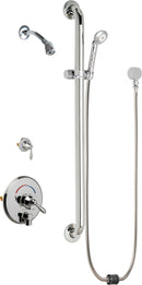 Chicago Faucets SH-TP4-22-024 1/2" Grab Bar, NPT