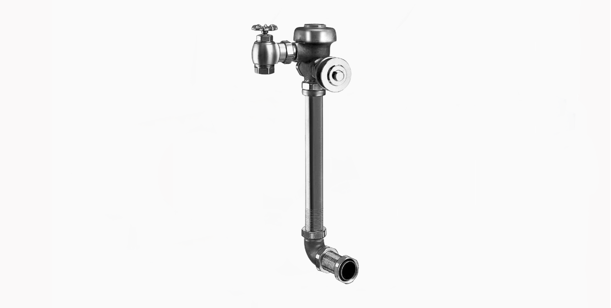 Sloan 152-1.6 Concealed Manual Flushometer, 1.6 gpf, 6-3/4" LDIM, 3" Metal Oscillating Handle, Wall Box Version
