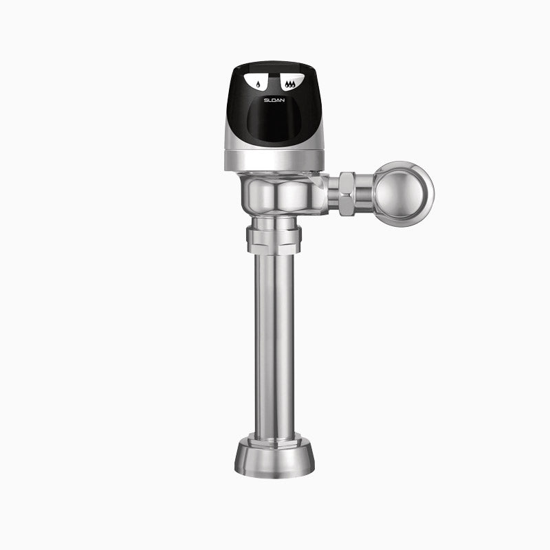 Sloan SOLIS 8111 Exposed Solar-Powered Sensor Water Closet Flushometer, Carbon Neutral, Polished Chrome