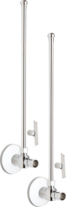 Chicago Faucets STB-11-11-PR-AB Lead-Free Angle stop, Brass